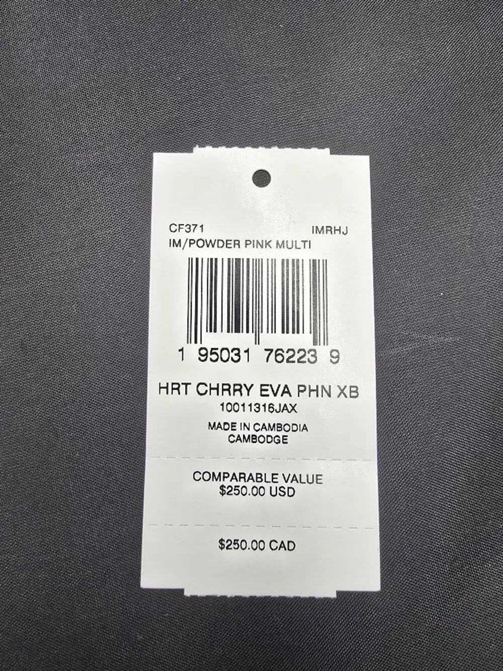 Coach Eva Phone Crossbody with Heart Cherry Print CF371 - Picture 7 of 7